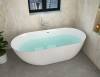 Акриловая ванна Cerutti Spa Como CT9901 белая, 160x75 фото 2