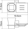 Стакан Wasserkraft Exter K-5226 с мыльницей фото 3