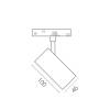 Трековый светодиодный светильник Lightstar Uno 209506CCT фото 3