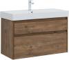 Тумба с раковиной Aquanet Nova Lite 100 291828 Дуб рустикальный