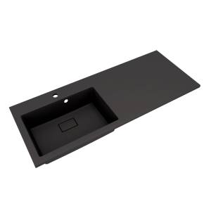 Раковина Florentina Аванти 10.310.0L120.302 левая, 120 см, антрацит