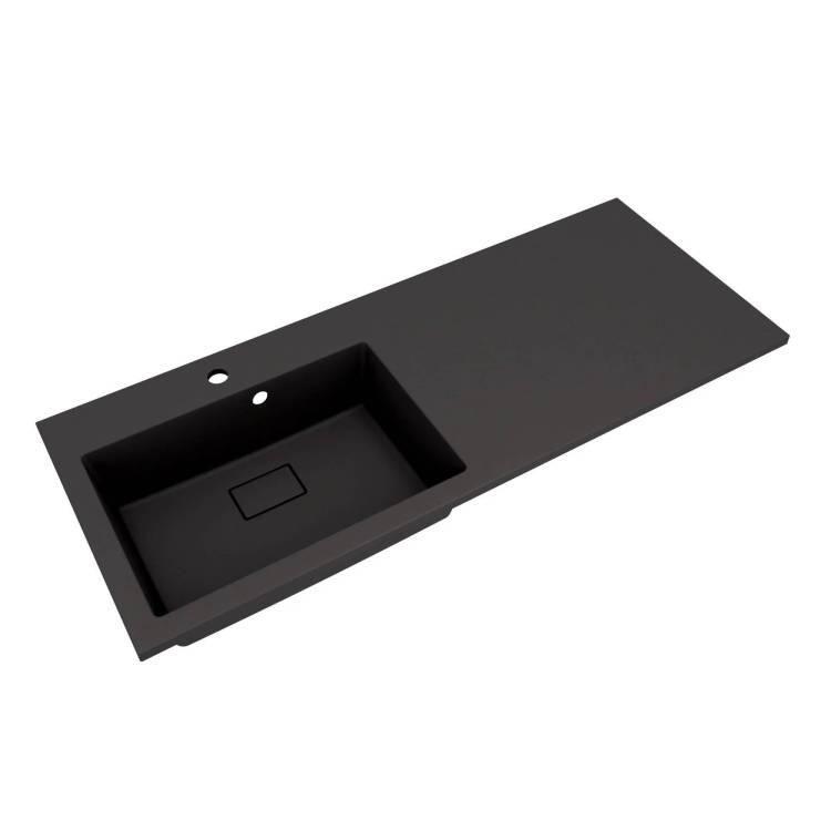 Раковина Florentina Аванти 10.310.0L120.302 левая, 120 см, антрацит