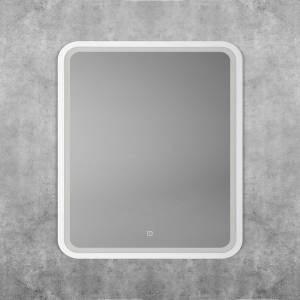 Зеркало Art&Max Genova AM-Gen-600-800-DS-F-White с подсветкой, 80x60