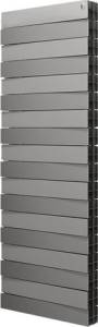 Радиатор биметаллический Royal Thermo Piano Forte Tower silver satin 18 секций, серебро