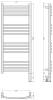 Полотенцесушитель электрический Сунержа Богема 3.1 00-6003-1040 выгнутый, 100x40 фото 4