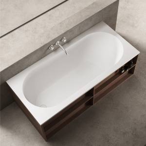 Ванна из искусственного камня Vincea VBT-8SB1-1800 180x80 см