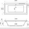 Акриловая ванна Excellent Pryzmat 160x75 фото 8