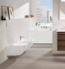 Унитаз подвесной Villeroy&Boch Venticello 4611RSR1 безободковый, Ceramicplus фото 5