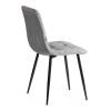 Стул Tetchair Chilly (mod. JSC-220) 21495 велюр/металл, dark grey (темно-серый) HLR24/черный фото 3