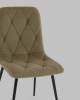 Стул Stool Group Одди Diamond AV 443-Col-KP3-9005 пыльно-оливковый, велюр фото 8