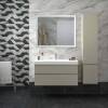Мебельная раковина Kerama Marazzi Cubo 100 подвесная, белая глянцевая фото 2
