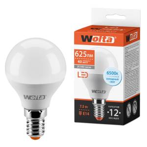 Светодиодная лампа Wolta 25W45GL7.5E14
