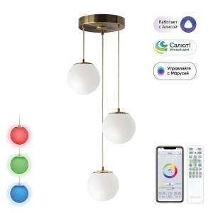 Умная каскадная люстра Citilux Адам Смарт CL228A033