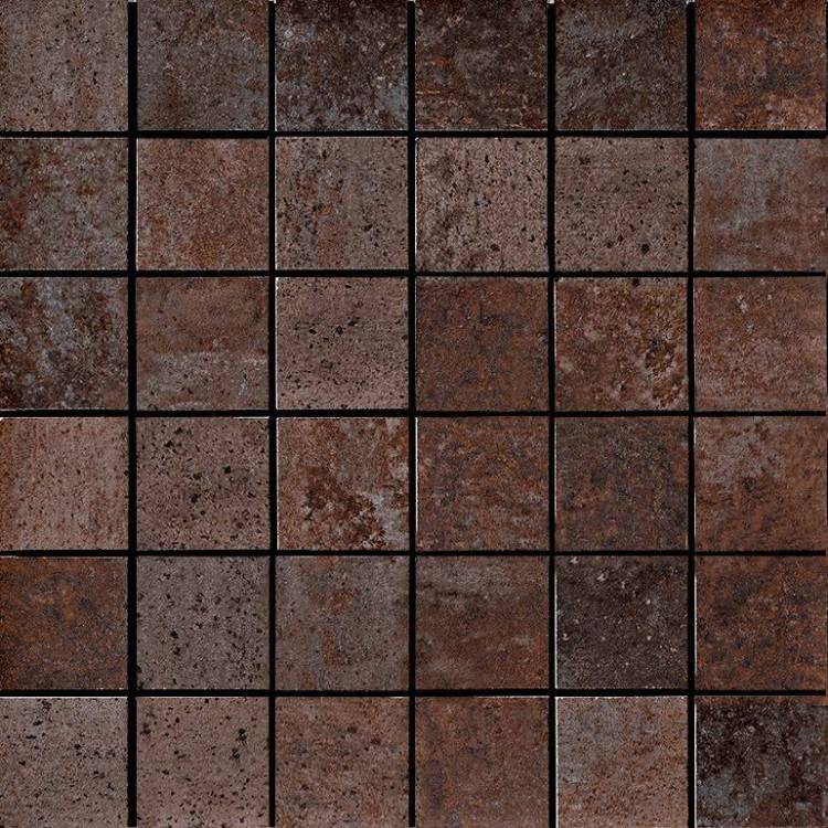 Мозаика Serenissima CIR Costruire Metallo Ruggine (5x5) 30x30
