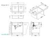 Мойка кухонная Alveus Granital Atrox 50 1131999 Terra - G22 с сифоном, 79x50 фото 3