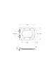 Унитаз подвесной BelBagno Kraft BB7106CH-TOR/SC безободковый, сиденье микролифт фото 11