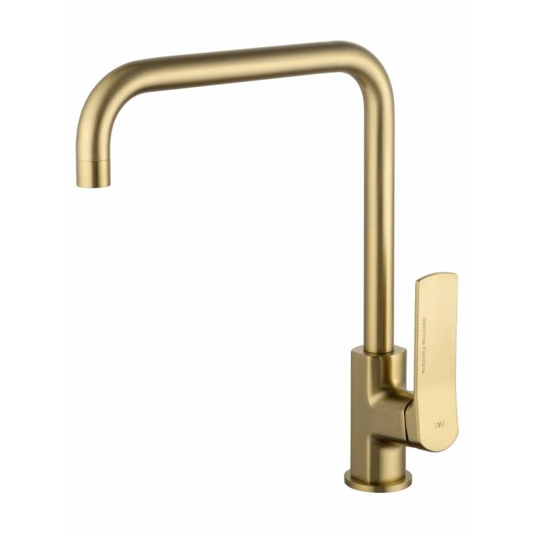 Смеситель для кухни Wonzon & Woghand WW-L1006-BG брашированное золото
