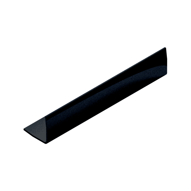 Уголок Neexy pvs99-17 SMBL песок черный 270x1.5x1.5