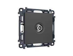 Комплект механизма TV розетки оконечной Ambrella Volt MA MA913005 графит мягкое касание