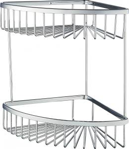 Полка Wonzon & Woghand WW-4128-CR 2-х ярусная, хром