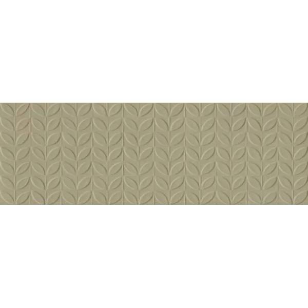 Керамическая плитка Ragno Vida RA6N Struttura Foglia 3D Verde Rett 30x90