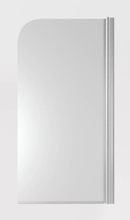 Шторка на ванну Timo TCM-80/02F-6 профиль хром матовый, стекло матовое, 80x140