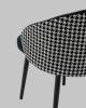 Стул Stool Group Пасаденика TG-pasadenika-frm999Gl черный, спинка гусиная лапка, велюр фото 7