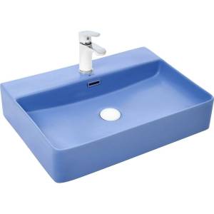 Раковина Weltwasser WW Elbach 10000004506 2173 MBL 60 см, голубая матовая