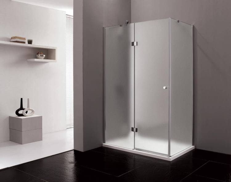 Душевой уголок Cezares VERONA-W-AH-1-120/80-P-Cr-L профиль хром, стекло матовое, 120x80x195