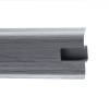 Напольный плинтус Royce 855 Серебристый Жемчуг 2200x58x20