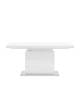 Стол обеденный Stool Group Глазго N-115-160-HGW DUAL глянцевый белый 160(215)x90x75 фото 2