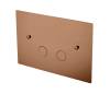 Кнопка смыва Boheme 647-BRB латунь BRUSHED BRONZE ультраплоская