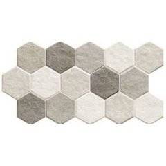 Керамогранит Realonda Ceramica Stonehenge Hex Frost 26.5x51