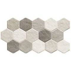 Керамогранит Realonda Ceramica Stonehenge Hex Frost 26.5x51