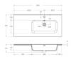 Тумба с раковиной BelBagno KRAFT 100 подвесная, правая, Cemento Grigio фото 7
