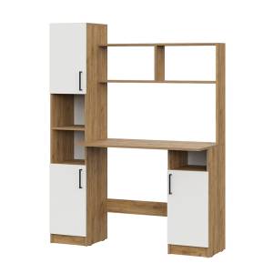 Стол компьютерный Арника СТК 00-00272737 Дуб Золотой/Белый