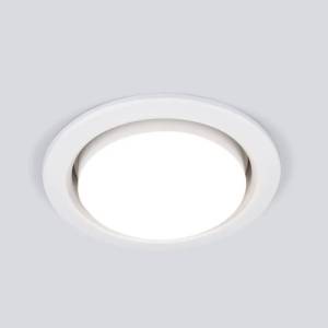 Встраиваемый точечный светильник Elektrostandard Circu 1035 GX53 WH белый, комплект 10 шт