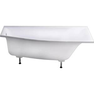 Ванна из искусственного камня Астра-Форм Скат Solid Surface 01010083 170x75 правая, белая матовая