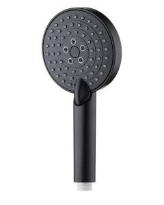 Душевая лейка Orange O-Shower OS03B d 110 мм, 3 режима, черный матовый