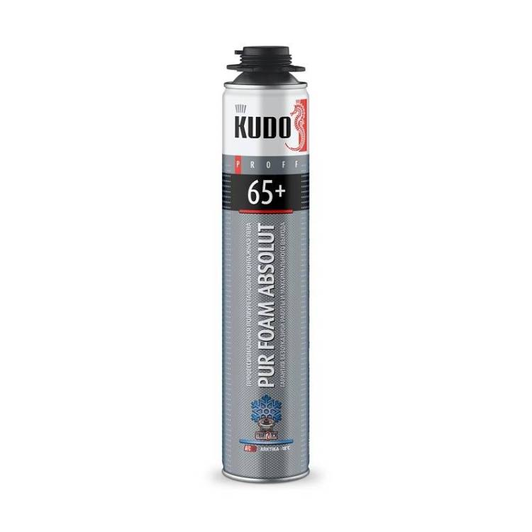 Пена полиуретановая монтажная KUDO Proff 65+ Arktika 1 л