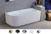 Акриловая ванна Royal Bath Nero RB710301R-BL белая, 170x78 фото 3