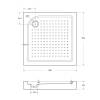 Поддон для душа BelBagno TRAY-BB-A-95-15-W с сифоном, белый, 95x95 фото 6