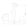 Подвесная люстра Eurosvet Amaretto 60155/5 хром фото 3