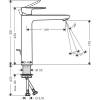 Смеситель для раковины Hansgrohe Vernis Blend 71552670 черный фото 2