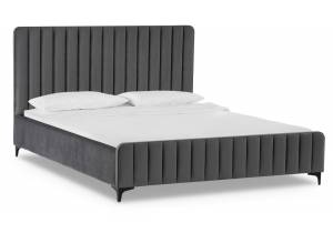 Кровать Notta Амелия 580013 серый без ПМ 160x200