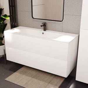 Тумба с раковиной Terminus Aurora AUR101202900301O белый, 120x62