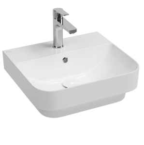 Раковина Isvea Sott'Aqua 48 10SQ50048SV белая, 47.8x41.7