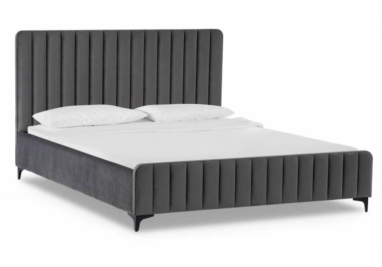 Кровать Notta Амелия 580013 серый без ПМ 160x200