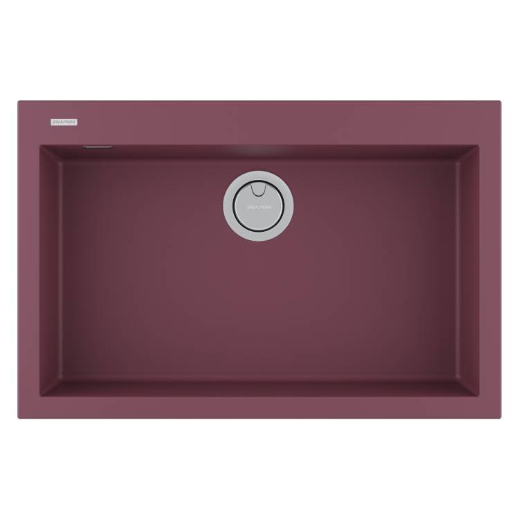 Мойка кухонная Paulmark Decoration 76 PM937650-ME Merlot, 76x50