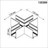 Коннектор X-образный Novotech Vector 135309 фото 2